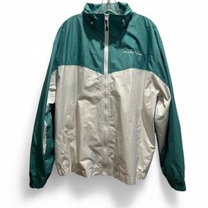 Teal and White Martha’s Vineyard windbreaker